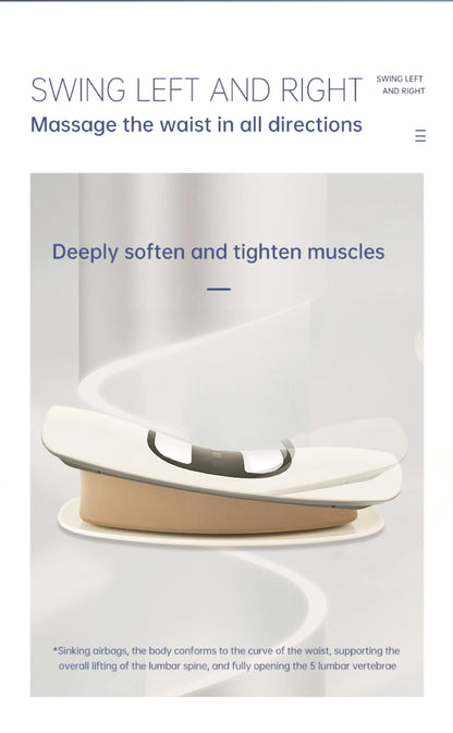 Electric Lumbar Traction Back Stretcher – Cordless Massager