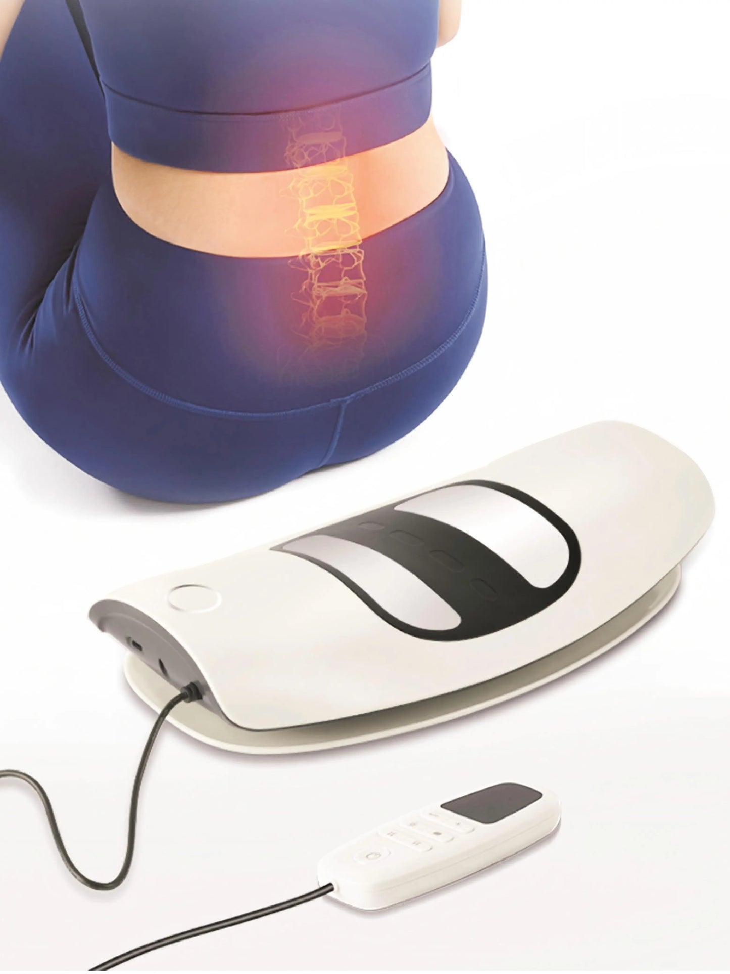 Electric Lumbar Traction Back Stretcher – Cordless Massager